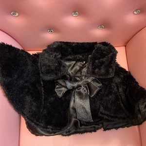 Toddler Girl Black Shawl